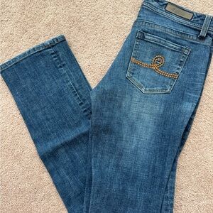 Seven7 Medium Blue Straight Leg Jeans